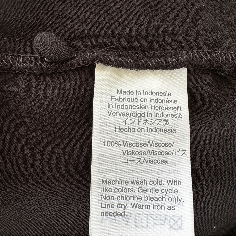 Madewell shift dress with v-neck & long sleeves, knee  length, loose fitting - Picture 9 of 9